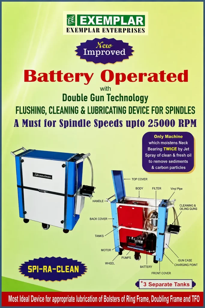 Battery Oerated Spiraclean Machine Front